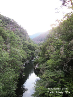 長澤橋からみる昇仙峡