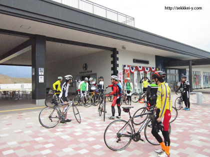 道の駅富士川　ロードバイク