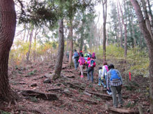 ペースを合わせての登山