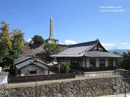 県庁北別館から見た舞鶴公園