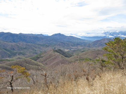 横尾山　登山道　休憩